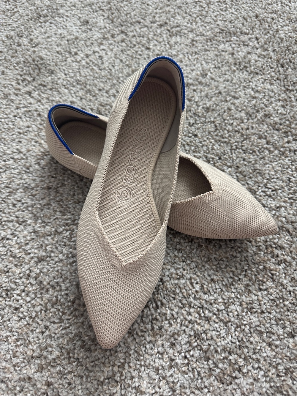 Rothy's Point Toe Flats size 7